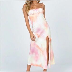 Princess Polly Carsa tie dye Midi Dress